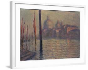 Santa Maria della Salute and the Canale Grande, Venice, 1908-Claude Monet-Framed Giclee Print