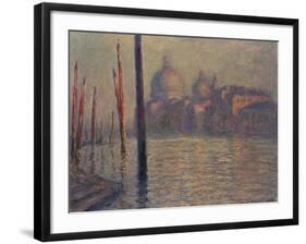 Santa Maria della Salute and the Canale Grande, Venice, 1908-Claude Monet-Framed Giclee Print