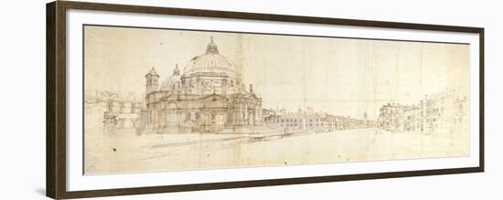 Santa Maria Della Salute and the Grand Canal, Venice-Gaspar van Wittel-Framed Premium Giclee Print