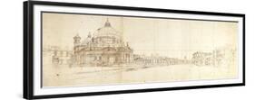 Santa Maria Della Salute and the Grand Canal, Venice-Gaspar van Wittel-Framed Premium Giclee Print