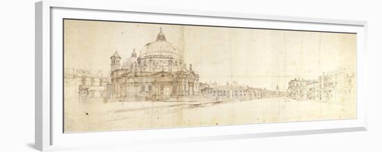 Santa Maria Della Salute and the Grand Canal, Venice-Gaspar van Wittel-Framed Premium Giclee Print