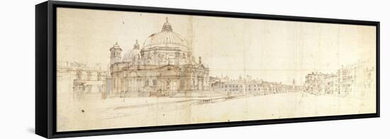Santa Maria Della Salute and the Grand Canal, Venice-Gaspar van Wittel-Framed Stretched Canvas