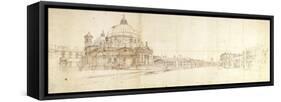 Santa Maria Della Salute and the Grand Canal, Venice-Gaspar van Wittel-Framed Stretched Canvas