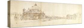 Santa Maria Della Salute and the Grand Canal, Venice-Gaspar van Wittel-Stretched Canvas