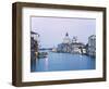 Santa Maria della Salute Cathedral from Academia Bridge along the Grand Canal at Dusk, Venice-Dennis Flaherty-Framed Photographic Print