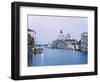 Santa Maria della Salute Cathedral from Academia Bridge along the Grand Canal at Dusk, Venice-Dennis Flaherty-Framed Photographic Print