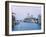 Santa Maria della Salute Cathedral from Academia Bridge along the Grand Canal at Dusk, Venice-Dennis Flaherty-Framed Photographic Print