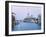 Santa Maria della Salute Cathedral from Academia Bridge along the Grand Canal at Dusk, Venice-Dennis Flaherty-Framed Photographic Print