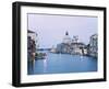 Santa Maria della Salute Cathedral from Academia Bridge along the Grand Canal at Dusk, Venice-Dennis Flaherty-Framed Photographic Print