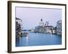 Santa Maria della Salute Cathedral from Academia Bridge along the Grand Canal at Dusk, Venice-Dennis Flaherty-Framed Photographic Print