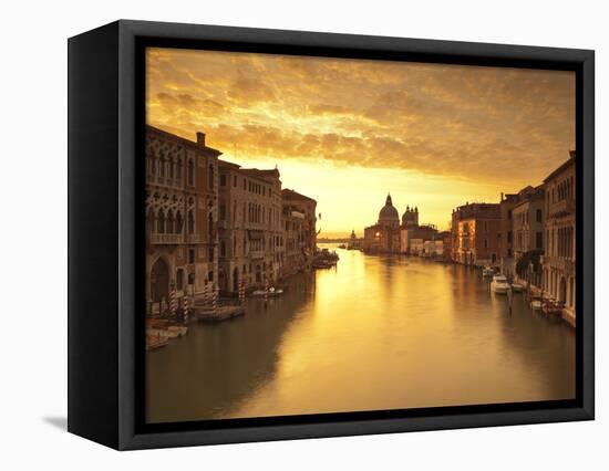 Santa Maria Della Salute, Grand Canal, Venice, Italy-Jon Arnold-Framed Stretched Canvas