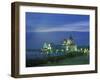 Santa Maria Della Salute Illuminated at Night, Venice, UNESCO World Heritage Site, Veneto, Italy-Lee Frost-Framed Photographic Print