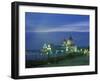 Santa Maria Della Salute Illuminated at Night, Venice, UNESCO World Heritage Site, Veneto, Italy-Lee Frost-Framed Photographic Print