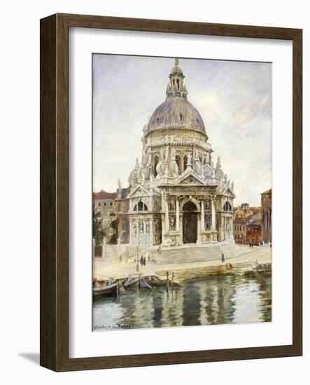 Santa Maria Della Salute (Oil on Canvas)-Stanhope Alexander Forbes-Framed Giclee Print