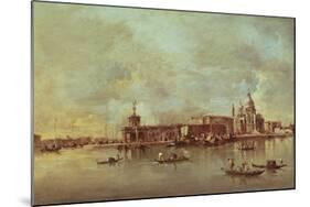 Santa Maria Della Salute Seen from the Mouth of the Grand Canal, Venice-Francesco Guardi-Mounted Giclee Print
