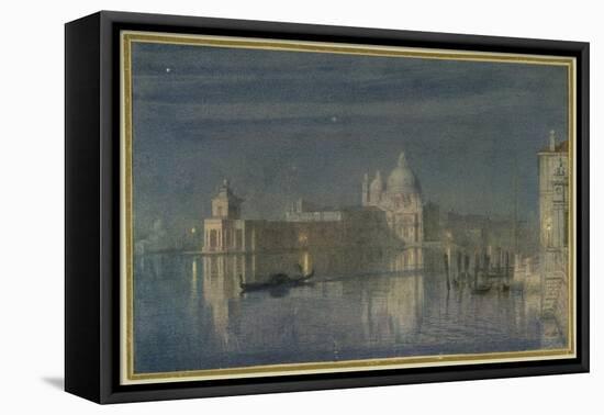 Santa Maria Della Salute, Venice, Moonlight, 1863-Edward John Poynter-Framed Stretched Canvas