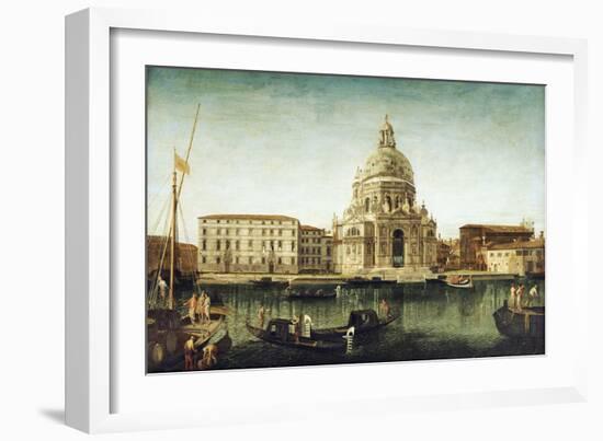 Santa Maria Della Salute, Venice, with Gondolas on the Grand Canal-Michele Marieschi-Framed Giclee Print