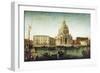 Santa Maria Della Salute, Venice, with Gondolas on the Grand Canal-Michele Marieschi-Framed Giclee Print