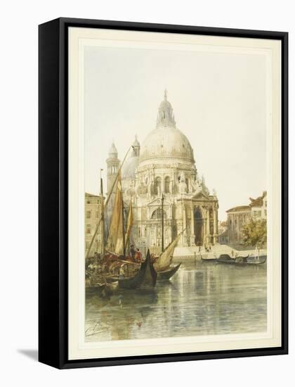 Santa Maria Della Salute, Venice-Jacques Guiaud-Framed Stretched Canvas