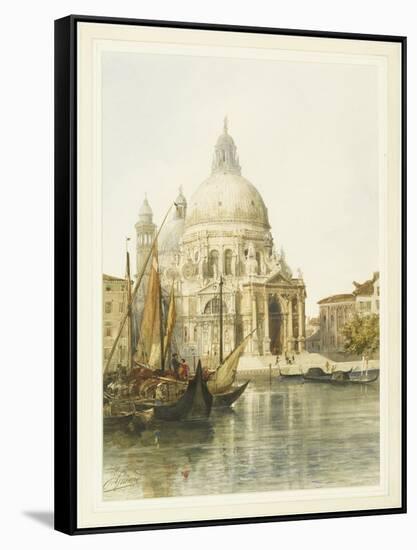 Santa Maria Della Salute, Venice-Jacques Guiaud-Framed Stretched Canvas