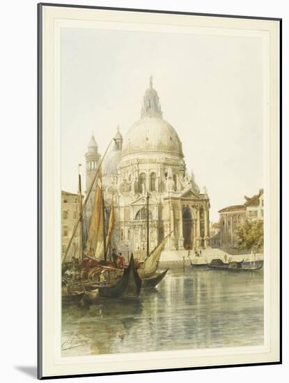 Santa Maria Della Salute, Venice-Jacques Guiaud-Mounted Giclee Print