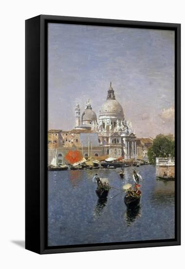 Santa Maria Della Salute, Venice-Martin Rico y Ortega-Framed Stretched Canvas