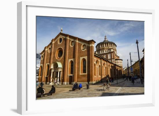 Santa Maria Delle Grazie Church, Milan, Lombardy, Italy, Europe-Yadid Levy-Framed Photographic Print