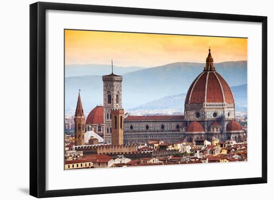 Santa Maria Duomo Florence-null-Framed Art Print