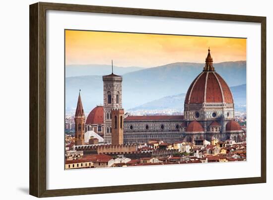 Santa Maria Duomo Florence-null-Framed Art Print