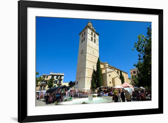 Santa Maria la Major church, Inca, Majorca, Balearic Islands, Spain, Europe-Carlo Morucchio-Framed Photographic Print