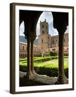 Santa Maria La Nuova Duomo, Monreale, Sicily, Italy-Walter Bibikow-Framed Premium Photographic Print