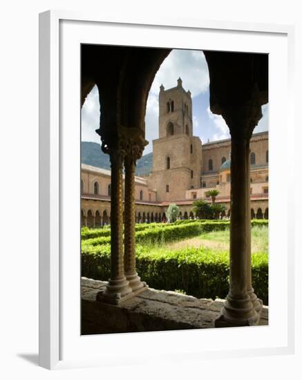 Santa Maria La Nuova Duomo, Monreale, Sicily, Italy-Walter Bibikow-Framed Photographic Print