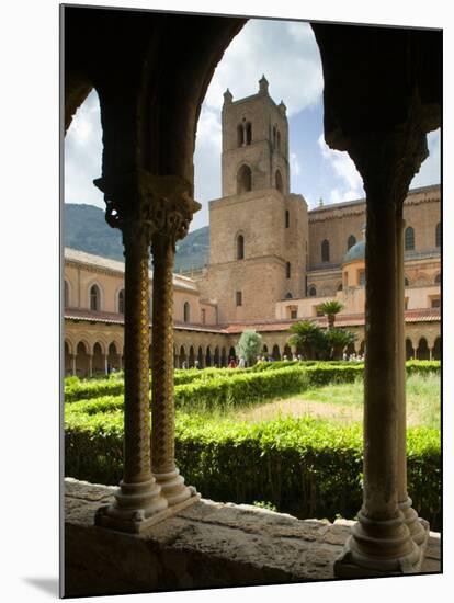 Santa Maria La Nuova Duomo, Monreale, Sicily, Italy-Walter Bibikow-Mounted Photographic Print