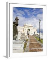 Santa Maria Magdalena Cemetery, Old City of San Juan, Puerto Rico Island, West Indies, USA-Richard Cummins-Framed Photographic Print