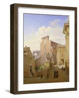 Santa Maria Maggiore Aracoeli in Rom. 1831-Wilhelm Brücke-Framed Giclee Print