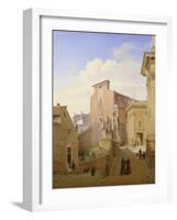 Santa Maria Maggiore Aracoeli in Rom. 1831-Wilhelm Brücke-Framed Giclee Print