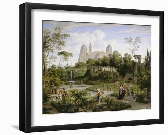 Santa Maria Maggiore in Rom. Um 1808-Joseph Anton Koch-Framed Giclee Print