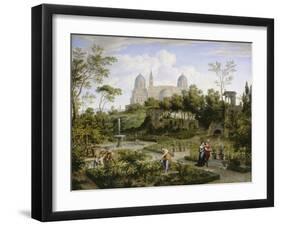 Santa Maria Maggiore in Rom. Um 1808-Joseph Anton Koch-Framed Giclee Print