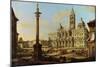 Santa Maria Maggiore, Rome, 1739-Bernardo Bellotto-Mounted Giclee Print