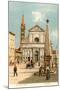 Santa Maria Novella Church, Florence, Italy-null-Mounted Art Print