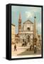 Santa Maria Novella Church, Florence, Italy-null-Framed Stretched Canvas