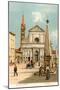 Santa Maria Novella Church, Florence, Italy-null-Mounted Art Print