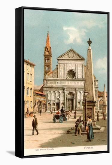 Santa Maria Novella Church, Florence, Italy-null-Framed Stretched Canvas