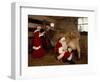 Santa Milks a Cow-Carol Highsmith-Framed Art Print