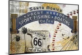 Santa Monica 2-null-Mounted Art Print