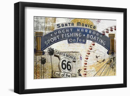 Santa Monica 2-null-Framed Art Print