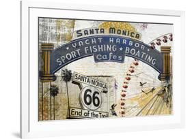 Santa Monica 2-null-Framed Art Print