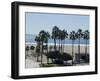 Santa Monica Beach, Santa Monica, California, USA-Ethel Davies-Framed Photographic Print