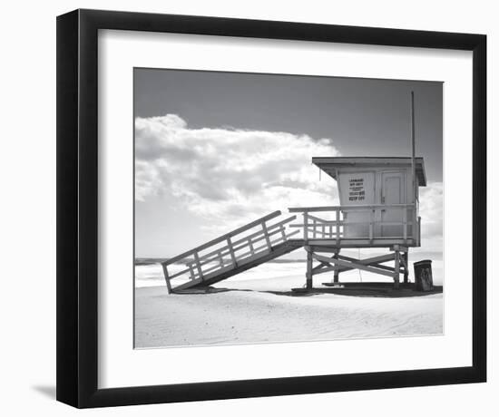 Santa Monica Beach-null-Framed Art Print