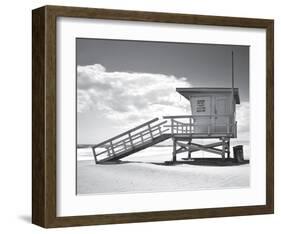 Santa Monica Beach-null-Framed Art Print